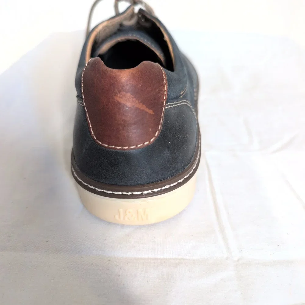J&M‎ Men's Blue Derby Oxfords Size 11